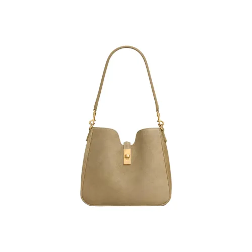 CELINE Camille 16 Soft Телячья кожа Сумка через плечо Сумка на плечо Маленькая Женская Камень Бежевый