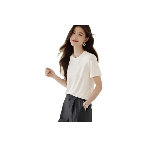 Mo Han Yi Mei T Рубашка Женская Белая
