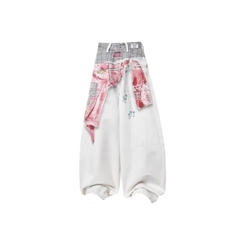 W7H1 Унисекс Джинсы