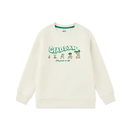 QIAODAN Свитшот Кремово-белый Детский