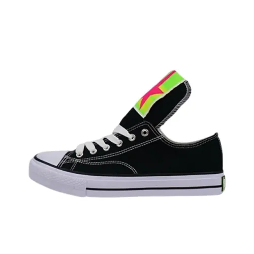 VINKID ORGANIZATION Дышащий Устойчивый к истиранию Легкий Низкий Топ Кеды Унисекс Черный