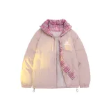 Светло-розовый-белый