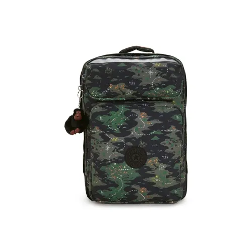 Kipling Ткань Рюкзак Средний Унисекс Темно-Морской Синий