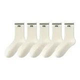 5 пар (5 белых)