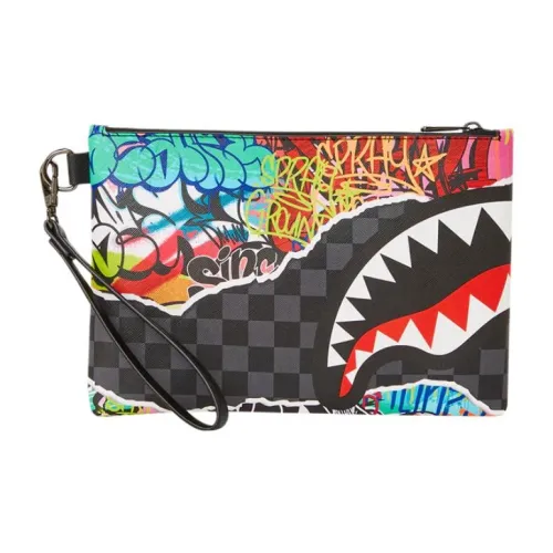 SPRAYGROUND Клатч из искусственной кожи стандартный унисекс черный и разноцветный