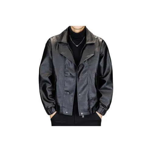 UZXJ Унисекс Кожаные куртки