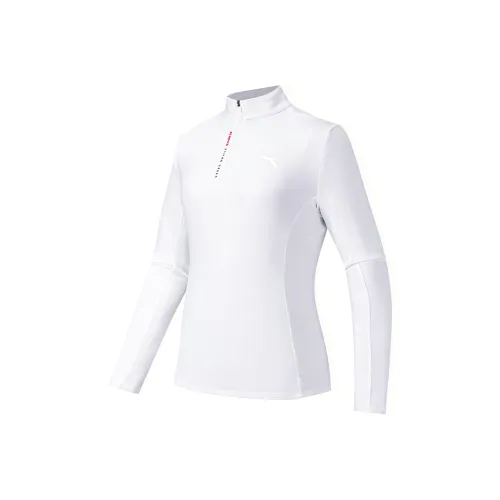 Anta Variety Тренировки Коллекция Стандартная Длина (размер в длину) T Женская Снежно-белая