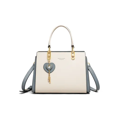 Crtnzo Kroez Коровья кожа Сумка Стандартная Женская Экрю Бежевый Абрикос