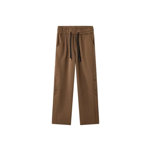 UKTK Кофе Мужские Повседневные Брюки