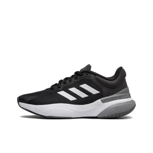 Adidas Response Super 3,0 Амортизирующие шоки Противоскользящие Устойчивые к истиранию Низкие кеды Женские Черные