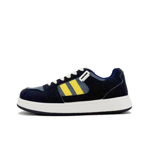 POEM KOEL Износостойкие Легкие и Дышащие Низкие Кроссовки для Скейтбординга Унисекс Синие Желтые