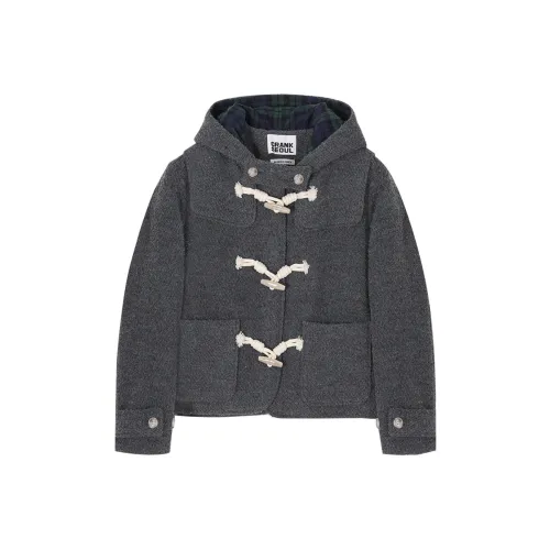 Crank FW AW20 Шерсть Дuffle Half Пальто Женские