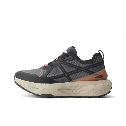 XIDELONG Беговые кроссовки Мужские Угольный черный серый