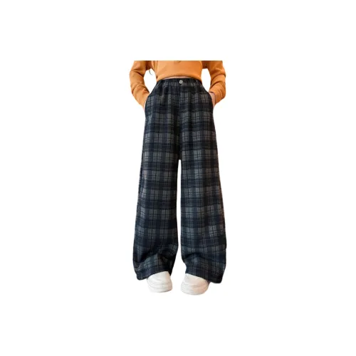 YALU Темно-синие школьные брюки