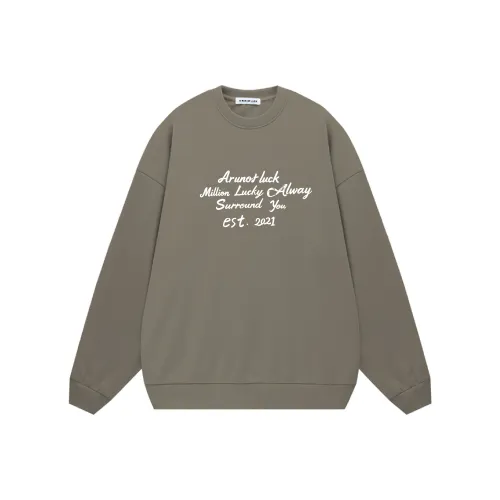 A RUN OF LUCK Свитшот с круглым вырезом Унисекс