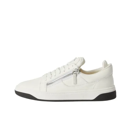 Giuseppe Zanotti GZ Gz94 Низкий Топ Стильный Скейтбординг Мужской Белый