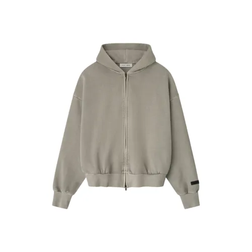 Fear of God ESSENTIALS Fw25 Holiday 2025 Классический Full Zip Hoodie Свитшот Мужской