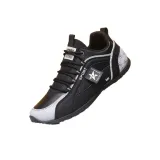 Верх из черной кожи