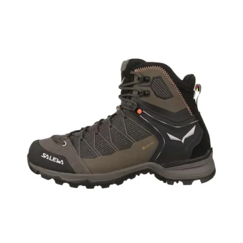 SALEWA Амортизация противоскользящий устойчивый к истиранию водонепроницаемый верх походная обувь мужской коричневый черный