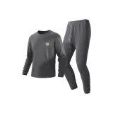 Gray (Good Luck) Round Year Chest Logo + Gray (Solid Color)  
Серый (Good Luck) Круглый Год Логотип на груди + Серый (Однотонный)