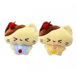 Вишня Пудинговый Котенок [Желтый+Синий Пуговицы Нагрудник]