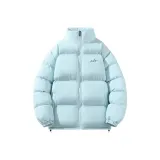 Светло-синий (утолщенный хлопковый пуховик)