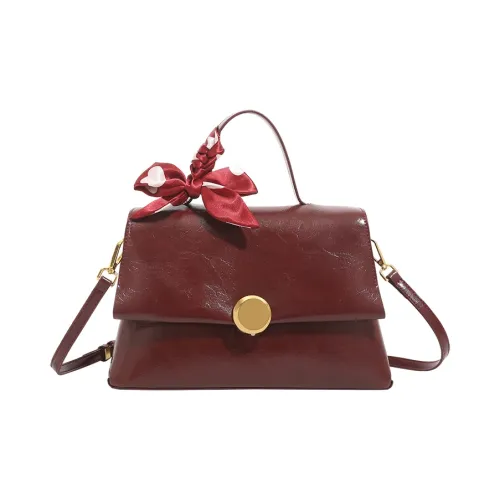 SMILE FOCUS Микрофибра Синтетическая Кожа Сумка через плечо Сумка для женщин Бордовый