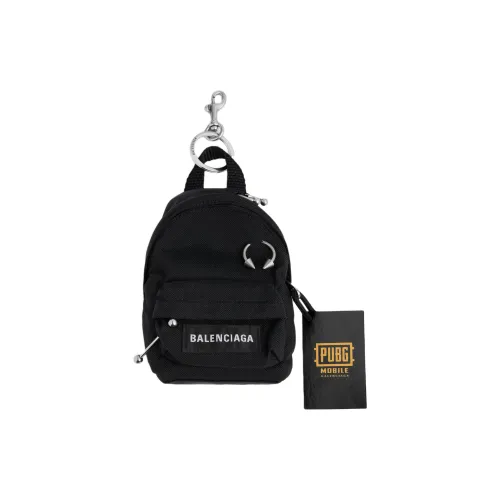 Balenciaga PUBG Коллаборация Explorer Переработанный Нейлон Сумка Аксессуар Mini Мужской Черный