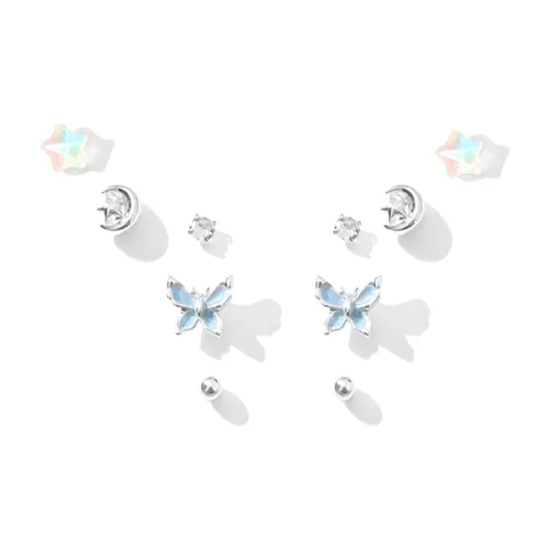 FENGQIYUAN Сплав Серьги-гвоздики Женские