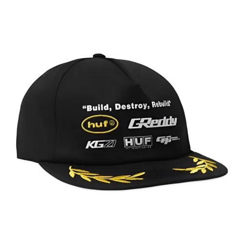 HUF Co-brand GREDDY Collaboration Кепки Унисекс Черный