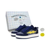 Темно-синий (Синий Обувь Шнурки) (с 1 упаковкой Белых и 1 упаковкой Желтых Шнурки для обуви)