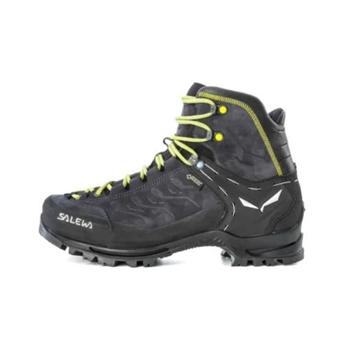 SALEWA RAPACE Gore TEX Противоскользящий Устойчивый к истиранию Высокий Топ Походная обувь Мужская Черная