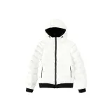 Белая хлопковый пуховик