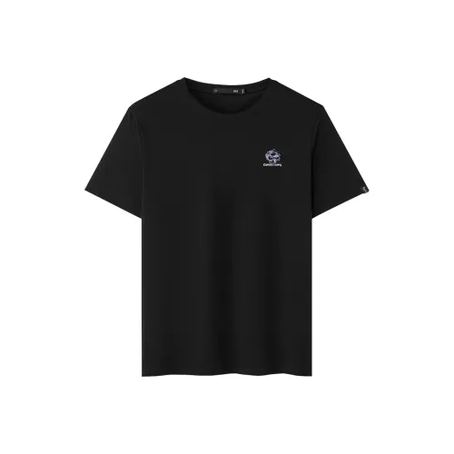 HLA Черный 96 Мужская T-рубашка