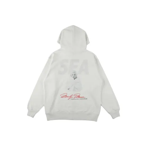 WIND AND SEA совместное издание Marilyn Monroe Коллаборация Fw25 ZIP с капюшоном Свитшот Рубашка Свитшот Унисекс