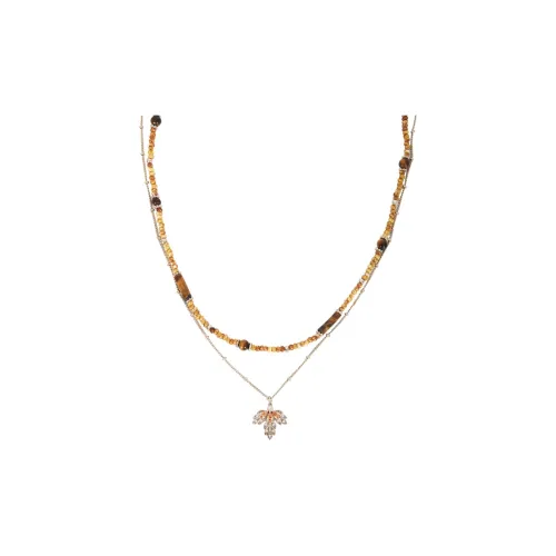 Британский музей Золото-покрытое медное ожерелье женское