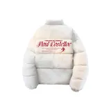 Белый, серый, фотиния, хлопковый пуховик