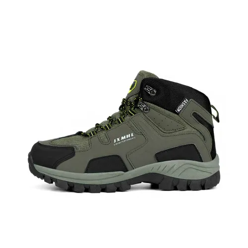 JHCZC Амортизация Покрытие Влагоотводящий Сцепление Устойчивый к истиранию Низкий Топ Походная обувь Унисекс