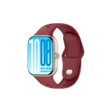 [Бордовый] Односпицевый Соединение Обратная Застежка Силиконовый Ремешок