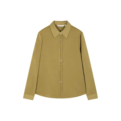 Mo Han Yi Mei Рубашка Женская Мохово-зеленая