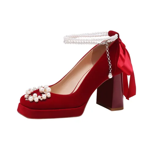 LANMOU Грубый каблук Высокие каблуки Женские