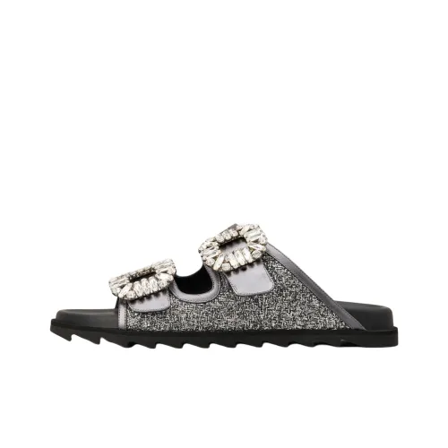 Roger Vivier Slidy Viv' Слипоны Женские Черные