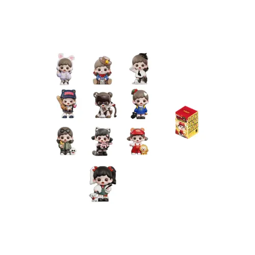 TNT SPACE Zoraa Я Большой Boss Коллекция Слепые коробки Один Blind Коробка Целая коробка 9 шт