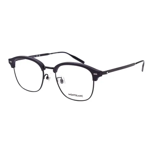 MONTBLANC Титан Квадратные Очки с Диоптриями Мужские Черные