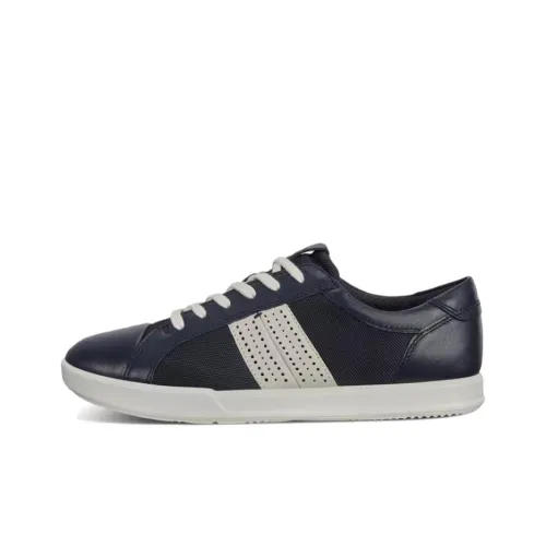 Ecco COLLIN 2,0 Low Топ Скейтборд Кроссовки Мужские Темно-синие