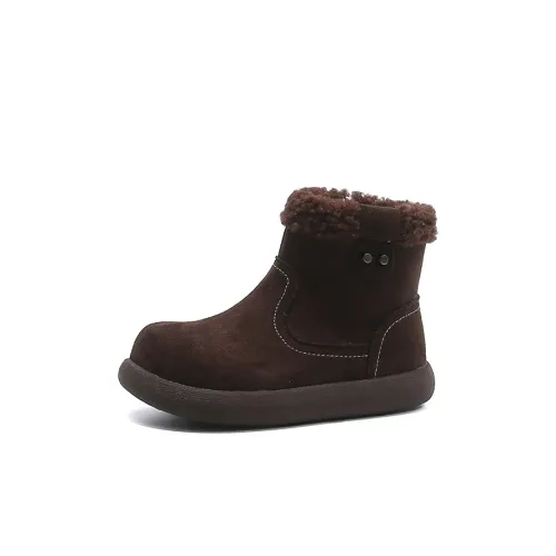 KINDDOG Детские кожаные сапоги High Top KIDS