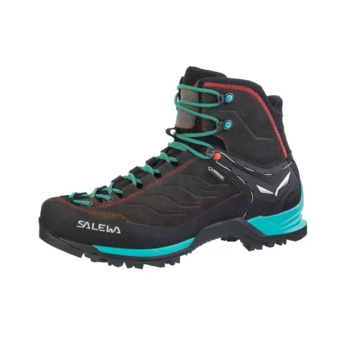 SALEWA Gore TEX Противоскользящий Устойчивый к износу Водонепроницаемый MID Топ Походная обувь Женская Черная