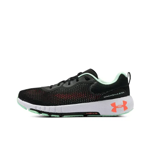 Under Armour HOVR Machina 2 SE Low Топ Повседневная обувь Мужская Черный Зеленый