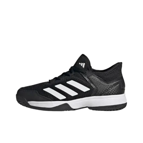 Adidas Ubersonic 4 K Slip Resistant Abrasion Resistant Низкие Кроссовки для тенниса Женские Черный Белый