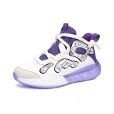 Бело-фиолетовый